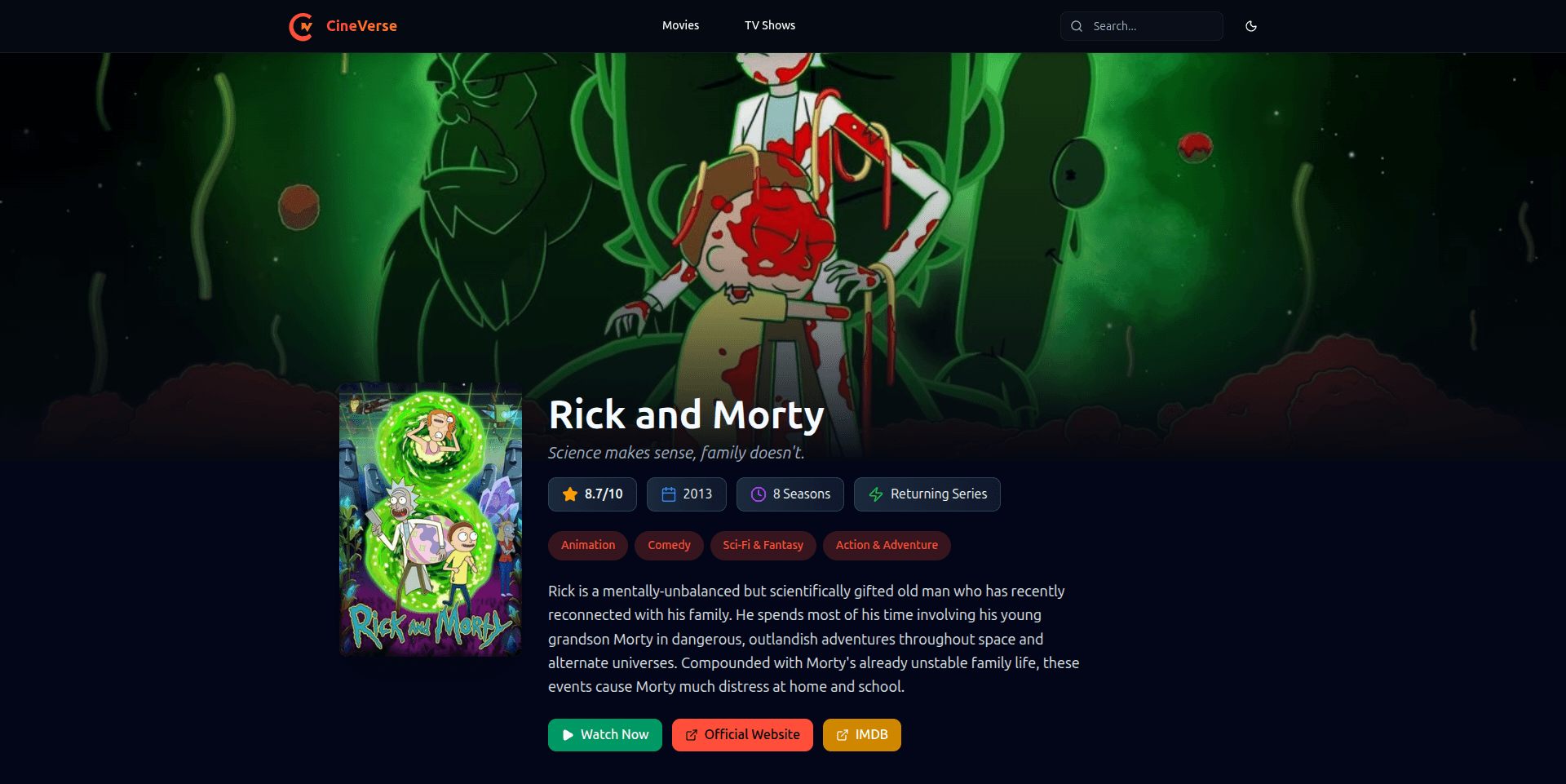 CineVerse screenshot 3