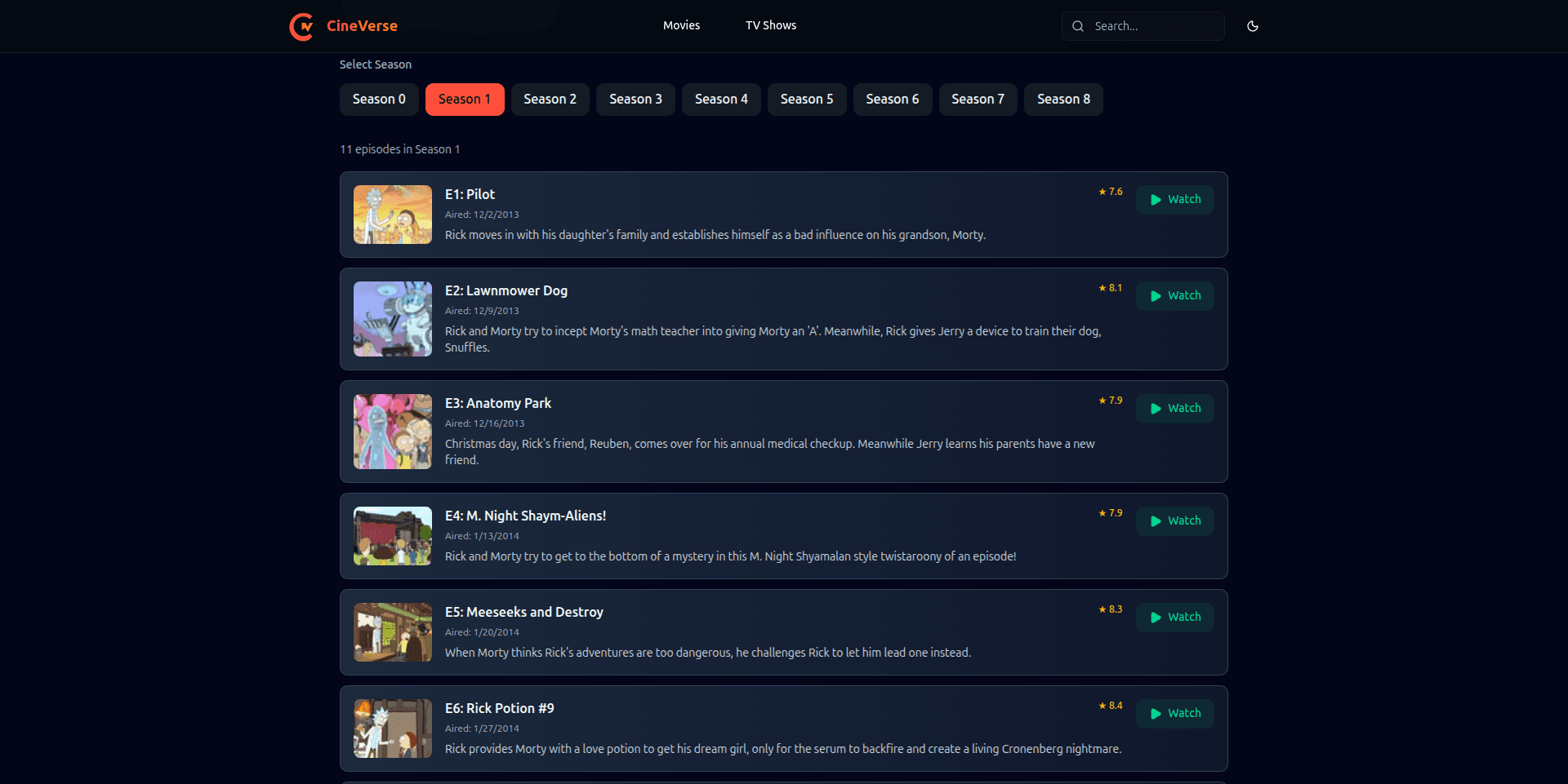 CineVerse screenshot 5